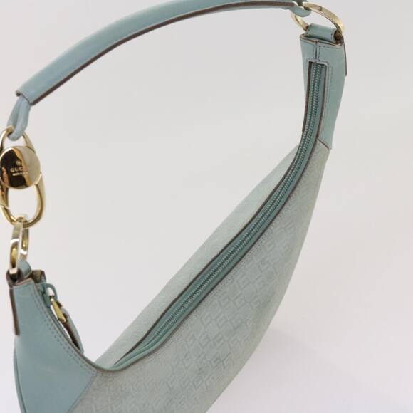 GUCCI GG Canvas Shoulder Bag Light Blue 001 001 - Picture 8 of 13